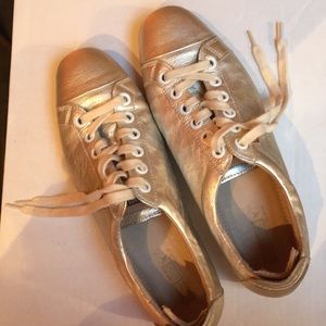 Champagne sneakers